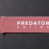 Predator Series pink 4.5m womens hand wrap shown extended with thumb loop and Predator branding.
