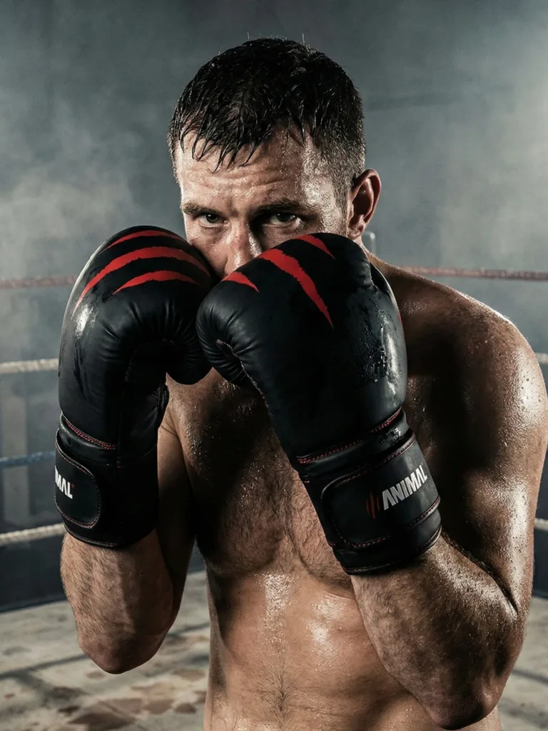 Predator Series Boxing Gloves – Tested by Fighters Animal Athletics Predator Series boxing gloves worn by fighter during training