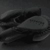 Predator Series black accent 14oz boxing gloves shown in an overhead pair arrangement.